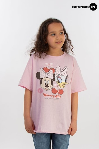 Brands In Pink Girls Disney Minnie Mouse Daisy Duck Cherry Pie T-Shirt (AA8831) | £18