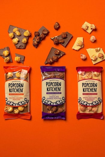 Popcorn Kitchen Belgian Chocolate Popcorn Bars (AA9030) | £18