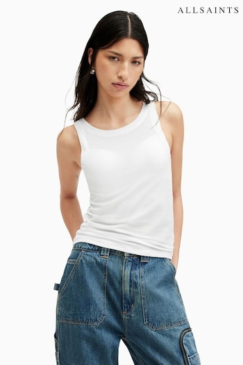 AllSaints White Rina Tank Top (AB1125) | £29