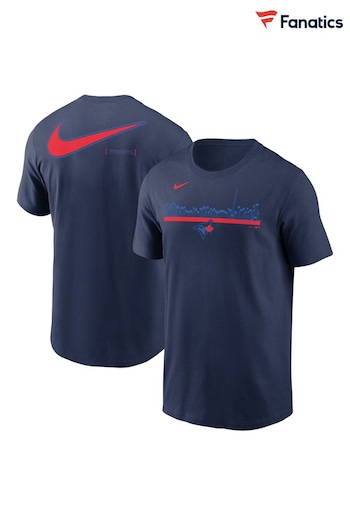 Fanatics 100% Cotton MLB Toronto Blue Jays 2 Hit Speed City Connect T-Shirt (AB1169) | £35