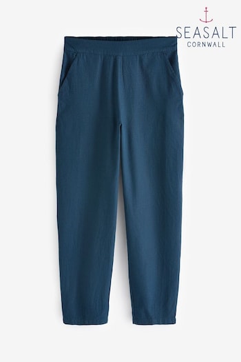 Seasalt Cornwall Blue Vow Cave Tapered Trousers (AB1201) | £68