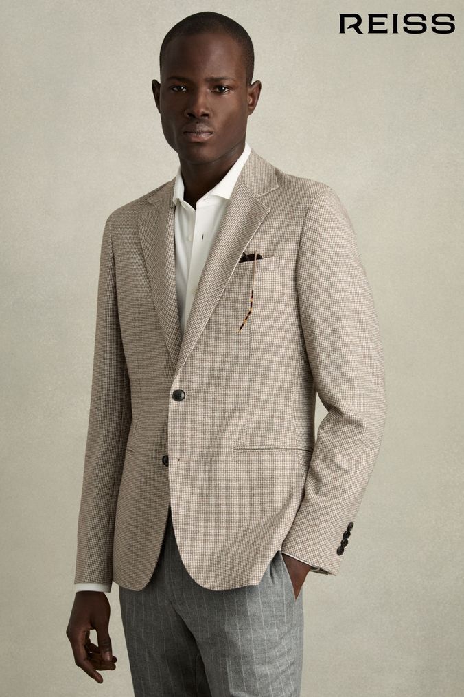 Men s Checked Blazers Checked Formal Jackets Next