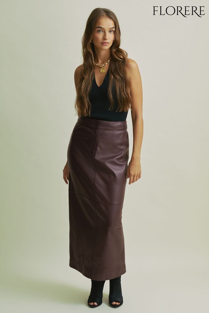 Buy Women s Pink Leather Skirts Online Next UK