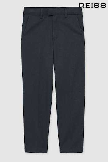 Reiss Steel Blue Eastbury Teen Slim Fit Chinos (AB2480) | £46