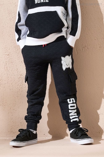 Angel & Rocket Black Sonic Textured Cargo Joggers (AB2725) | £26 - £30