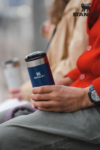 Stanley Royal Blue Metallic Aerolight Transit Travel Mug 0.47L (AB2861) | £38