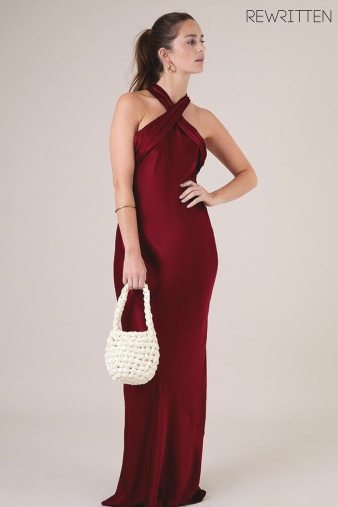 Deep burgundy bridesmaid dresses online