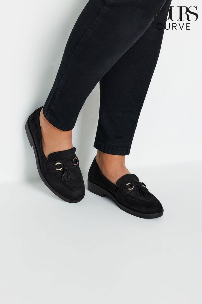 Next womens black loafers shop