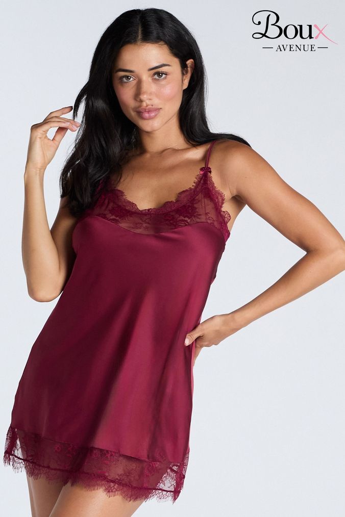Buy Women s Red Lace Nighties Online Next UK