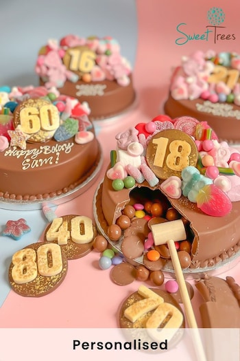 70th Birthday Smash Cake by Sweet Trees (AB5038) | £45