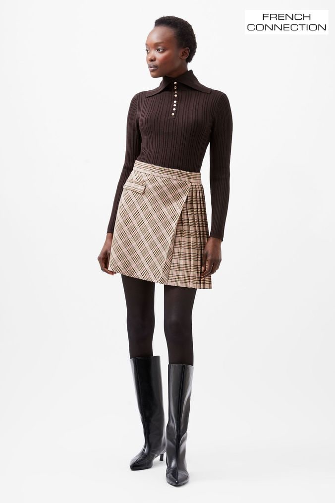 Buy Women s Pink Check Tartan Skirts Online Next UK