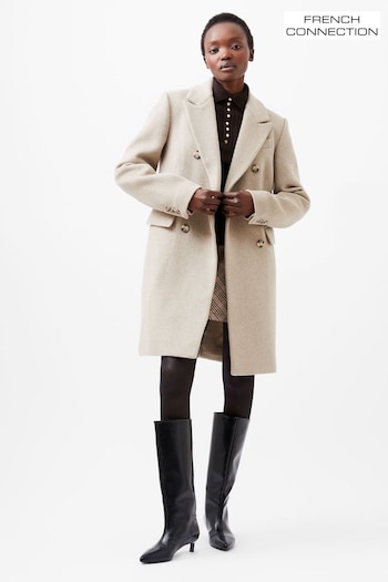 French Connection Nude Felt Adele Coat (AB5298) | £180