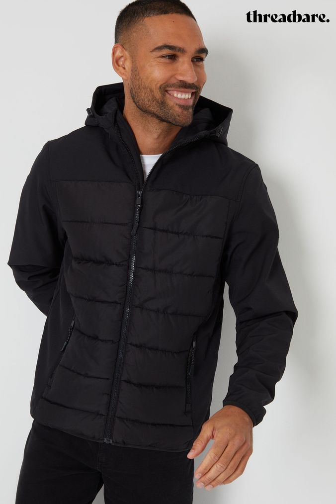 Next black padded jacket hotsell