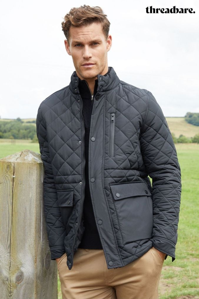 Buy Men s Quilted Jackets Online Next UK