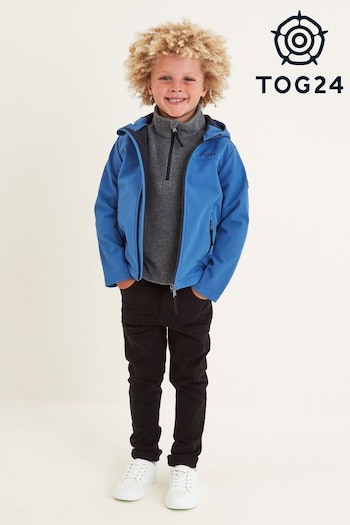 Tog 24 Blue Kids Koroma Softshell Hooded Jacket (AB6189) | £35