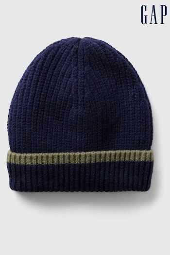 Gap Navy Blue CashSoft Beanie (Newborn-3yrs) (AB7438) | £10