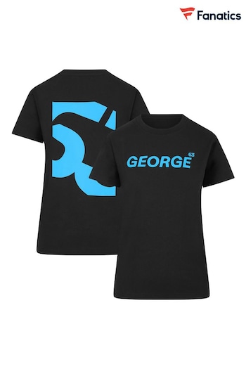 Fanatics Womens Blue F1 Mercedes AMG Petronas George Russell 63 T-Shirt (AB8120) | £43