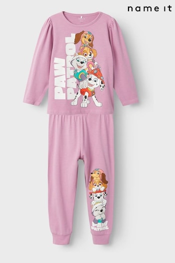 Name It Pink Paw Patrol Long Sleeve Pyjamas Set (AB8374) | £0