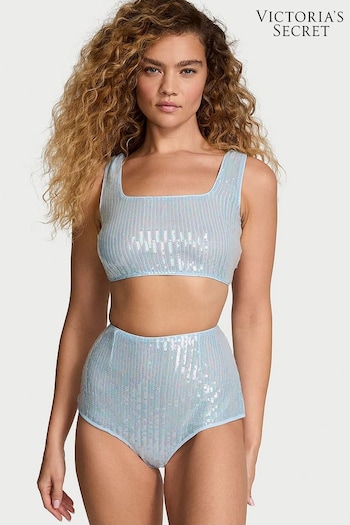 Victoria's Secret Light Blue Sequin Short Pyjama Set (AB8450) | £75