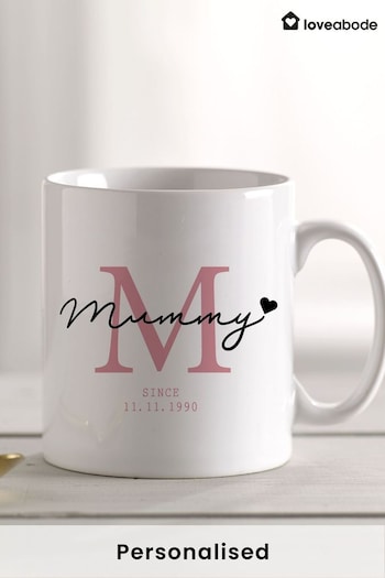 Loveabode Mummy Personalised White Mug (AB8628) | £15