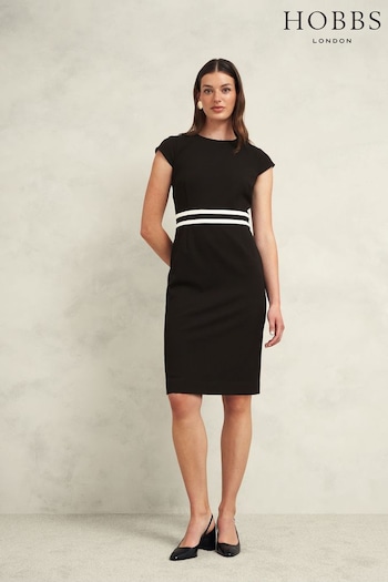 Hobbs Black Harmony Dress (AB9140) | £159