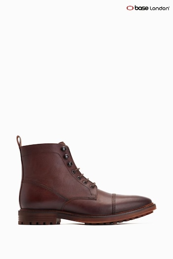 Base London Banff Lace Up Toe Cap Boots (AB9281) | £80