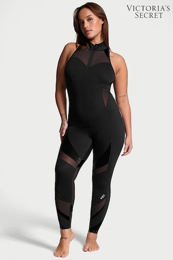 Victoria's Secret Black VSX Activate™ Sheer Illusion Jumpsuit (AC0350) | £109