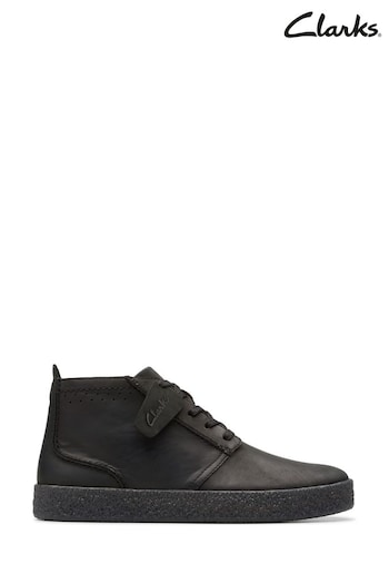 Clarks Black Black Streethill Mid Boots (AC0431) | £90