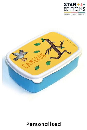 Star Editions Personalised Stick Man Running Blue/Yellow Lunch Box (AC0629) | £13