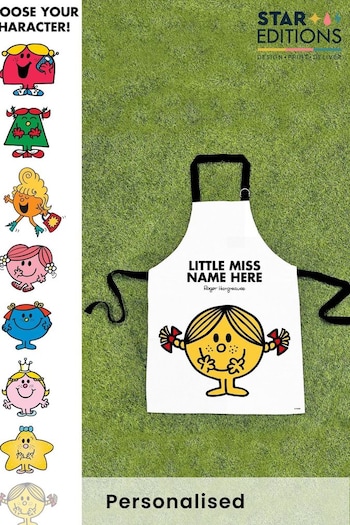 Personalised Little Miss Childrens Apron by Star Editions (AC0943) | £15