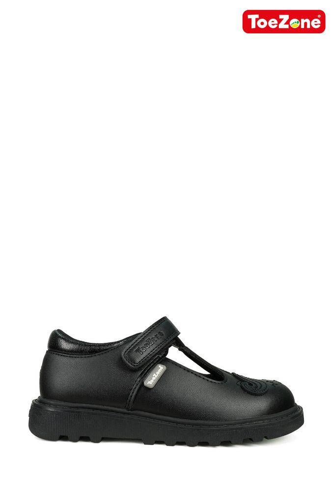 Next girls black shoes shop