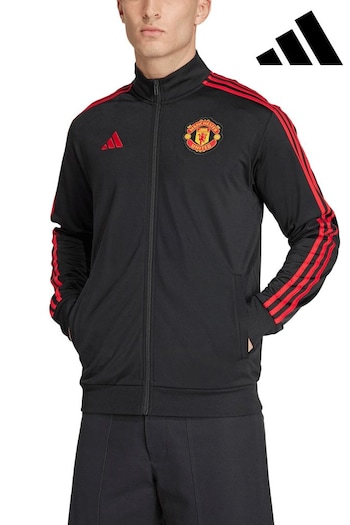 adidas Black Manchester United DNA Track Top (AC1622) | £65