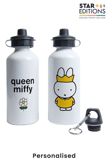Star Editions Queen Personalised Miffy Water White Bottle (AC1670) | £15