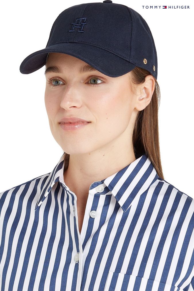 Buy Women s Tommy Hilfiger Blue Hats Online Next UK