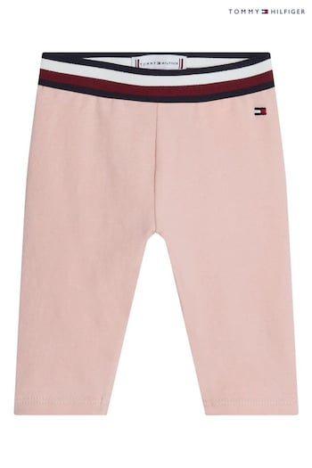 Tommy Hilfiger Pink Flag Leggings (AC2208) | £22