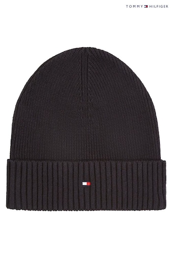 Tommy Hilfiger Black Flag Pima Cotton Beanie (AC2233) | £40