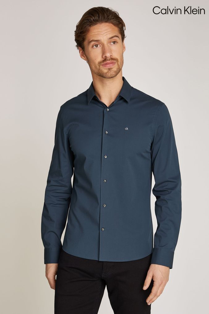Buy Men s Calvin Klein Casual Shirts Online Next UK