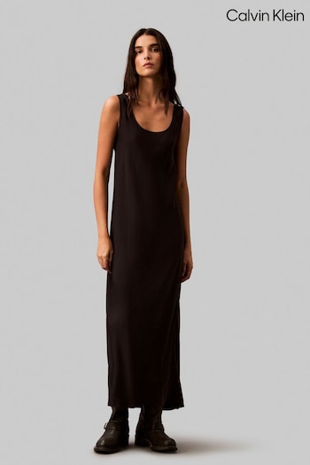 Calvin lavant Klein Black Slip Dress (AC2327) | £140