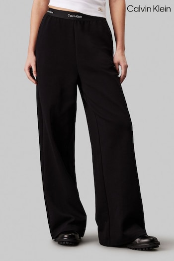 Calvin Klein Black Logo Elastic Trousers (AC2341) | £90