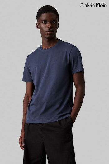 Calvin Klein Aqua Blue Liquid Touch T-Shirt (AC2360) | £55