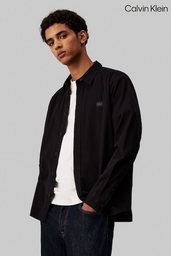 Calvin Klein Black Woven Label Shirt (AC2387) | £90