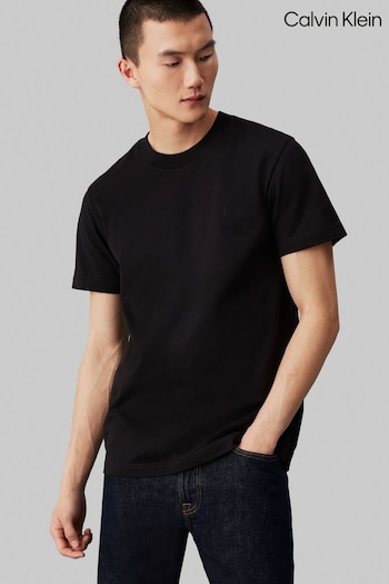 Calvin Klein Black Regular Fit 100% Cotton Heavy T-Shirt (AC2427) | £35