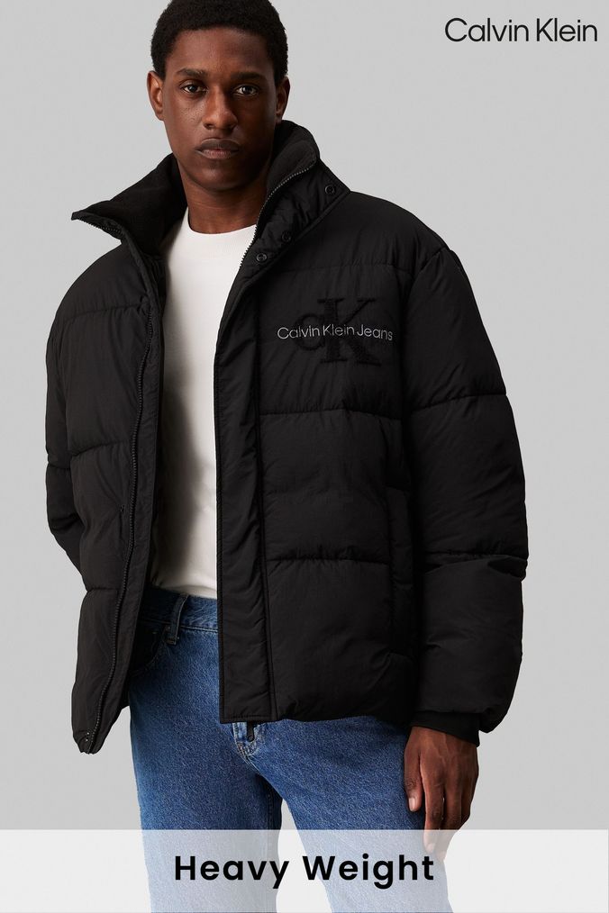 Buy Men s Coats Calvin Klein Clothing Online Next UK