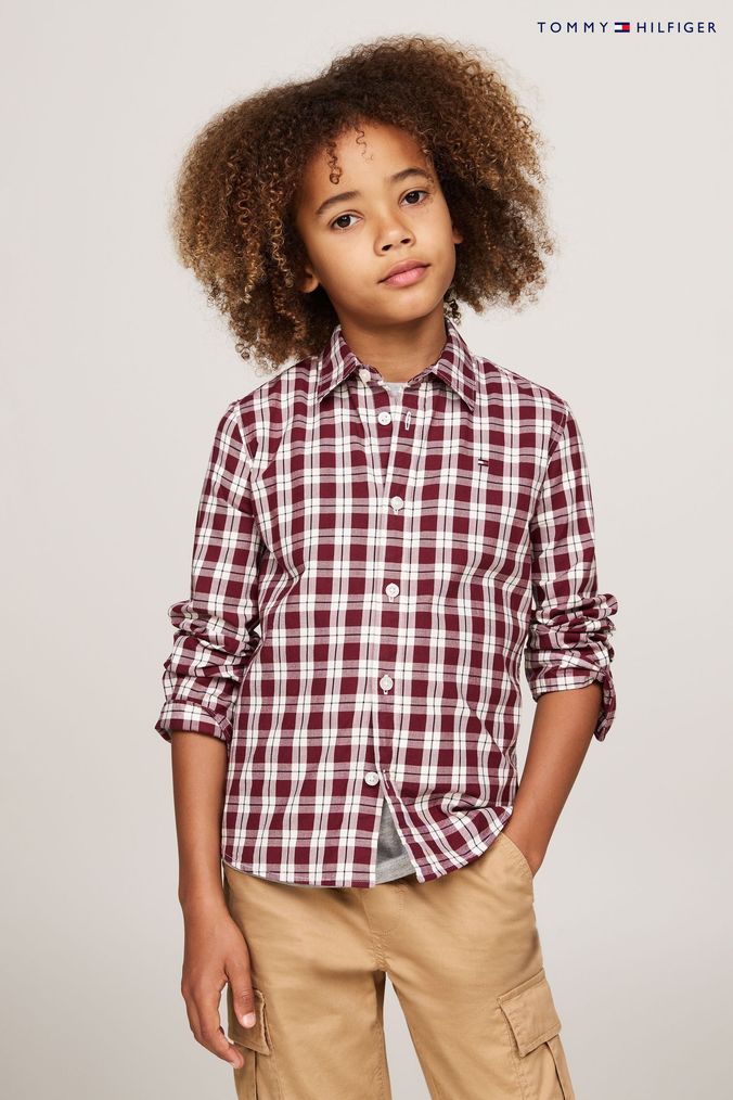 Buy Boys Tommy Hilfiger Casual Shirts Online Next UK