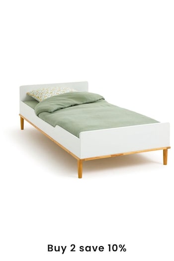 La Redoute Intérieurs White Jimi Bed with Headboard (AC2833) | £240