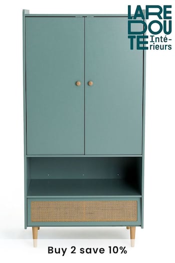 La Redoute Intérieurs Grey Green Double Taga Wardrobe (AC2838) | £450