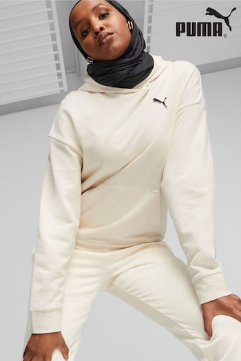 Puma White Womens Better Essentials Hoodie (AC3608) | £52