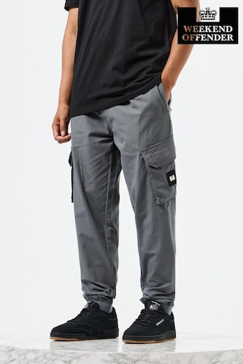 Weekend Offender Mens Pianemo Cotton Cargo 100% Cotton Trousers (AC3716) | £75