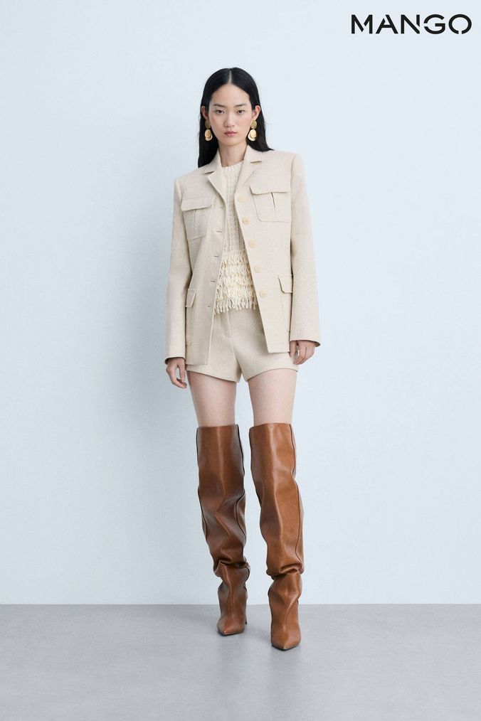 Mango blazer uk deals