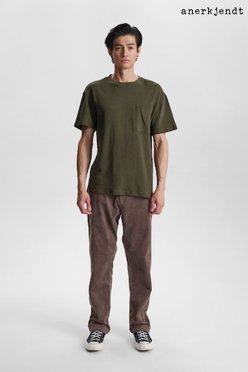 Anerkjendt Green 100% Cotton Structure T-Shirt (AC4653) | £40